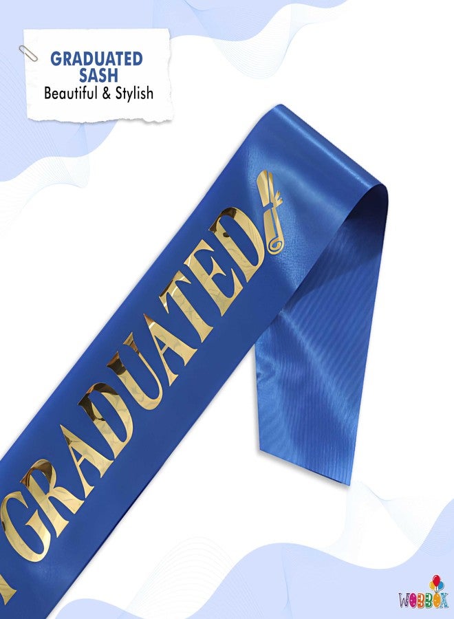 WOBBOX Graduation Sash, Graduate Sash, Graduated Sash, Graduation Party Decorations Items (FP4622) - Image 2